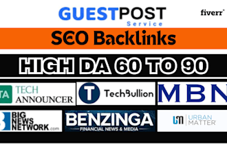 provide best dofollow backlink on techannouncer,  techbullion and bignewsnetwork
