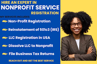 setup 501c3 non profit registration, reinstate 501c3 tax exempt, form1023 1023ez