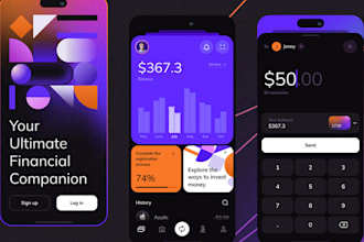 design fintech website fintech ui ux fintech landing page fintech app, loan app