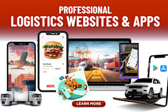 logistics, cargo, truck taxi booking, gps tracking, restaurant food delivery app
