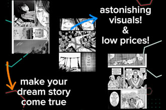 create stunning comics and mangas for you