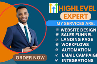 gohighlevel landing page gohighlevel sales funnel go high level website expert