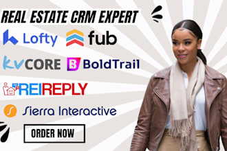 setup lofty crm follow up boss kvcore crm boldtrail rei reply sierra interactive