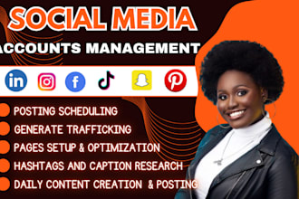 be your instagram social media manager, facebook marketing, content creator ads