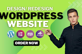 design, redesign, clone, copy, wordpress website as elementor expert