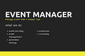 write an event management, event planning business plan
