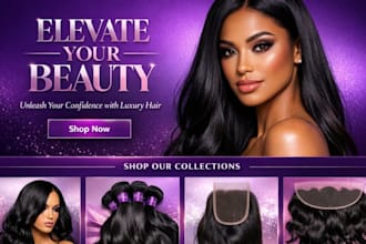 build hair extension website wig shopify salon store beauty hair salon website