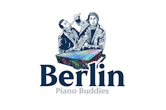 berlin piano buddies logo design
