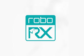 design therapeutic robotic dog logo