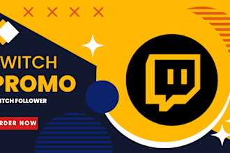 do organic twitch channel promotion, SEO to gain real followers and engagement