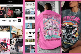 design shopify clothing store streetwear clothing store