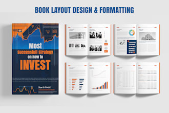 do book layout design and formatting for paperback and ebook