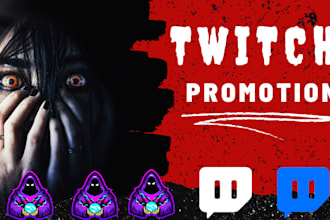 do organic twitch channel promotion to get live viewers affiliate and partners