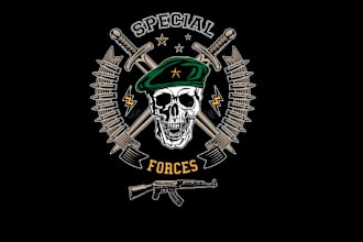 design high quality military logo with unlimited revision
