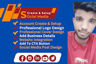 create and setup social media profile and page