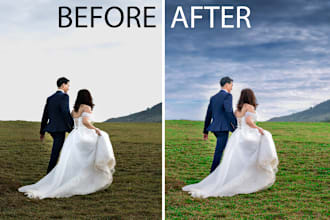 do event photo editing and color correction in lightroom