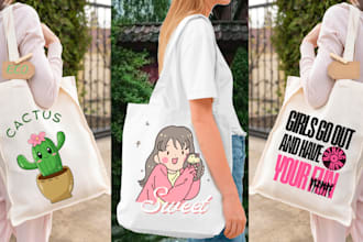 create beautiful tote bag designs for your business