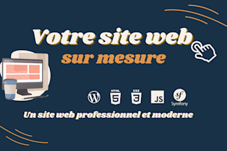 créer votre site web sur mesure