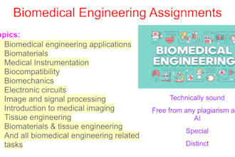 do all biomedical engineering tasks