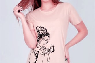 be your female model for your item or brand