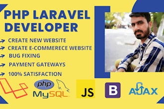 resolve bugs in your php laravel website and make mobile responsive