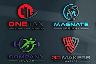 do credit repair accounting financial and business consulting logo design