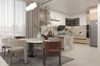 do interior design and realistic 3d rendering using v ray