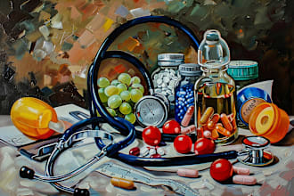 do medical, scientific and biology illustrations for you