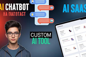 develop advanced ai websites, saas solutions, or chatbot app