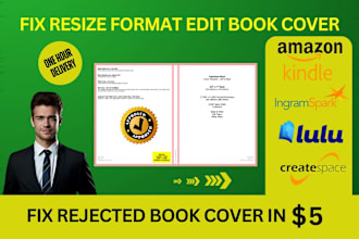fix book cover, resize book cover, paperback book cover, hardcover boo