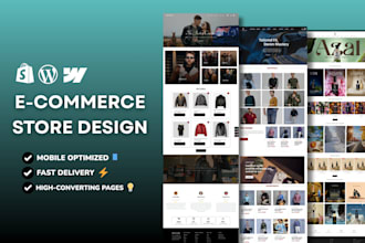 build shopify store, revamp online store, ecommerce website