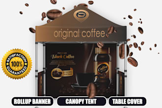 design booth tents table covers and canopy graphics for your brand