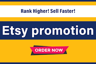 do etsy shop or listing promotion