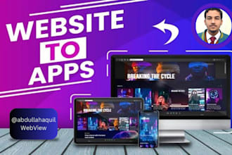 transform your website into android app