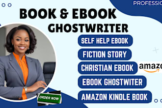 ghostwrite ebook self help book christian ebook writer amazon kindle book writer