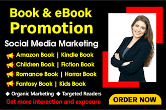 promote your amazon kindle books and ebooks to social media targeted audiences