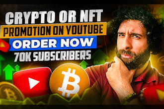 do crypto token promotion on my youtube channel