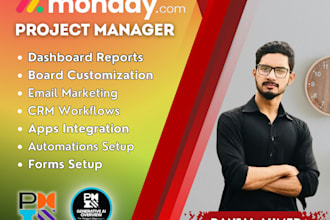 automate your project management using monday CRM