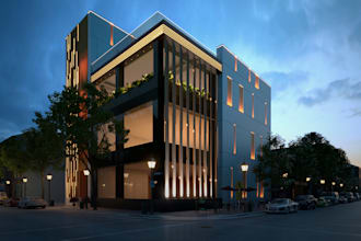 offer lighting designs for building facade
