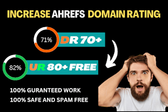 increase, dr 70, increase, domain rating, increase ahrefs dr,
