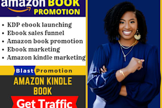 amazon kindle ebook promotion, ebook marketing, KDP book marketing sales funnel
