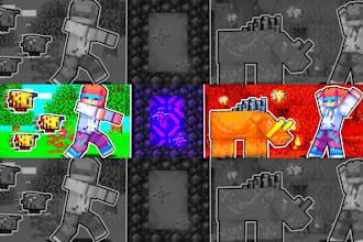 make you a minecraft banner for youtube or social media