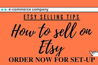 do esty store set up ecommerce print on demand store product