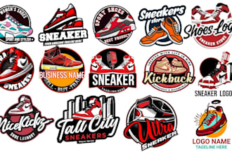 design customized shoes logo, sneaker , for your business or store