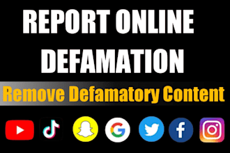 send takedown notice on fb, reddit,onyfans, insta, youtube under dmca