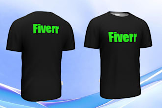do 3d clothing mockup animation of your t shirt