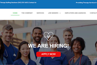 design a functional home care website healthcare website home care elderly care