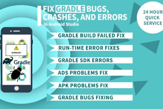 fix bugs in android apps with kotlin and java in android studio