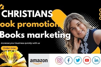 organic amazon kindle book christian book promotion ebook marketing