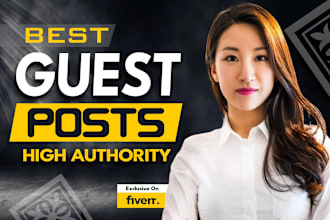 create manual high quality guest post seo backlinks